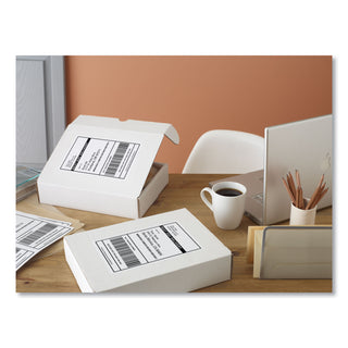 Avery® Shipping Labels w/ TrueBlock Technology, Inkjet Printers, 5.5 x 8.5, White, 2/Sheet, 25 Sheets/Pack (AVE8126)