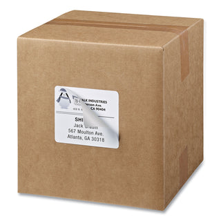 Avery® Shipping Labels w/ TrueBlock Technology, Inkjet Printers, 3.33 x 4, White, 6/Sheet, 100 Sheets/Box (AVE8464)
