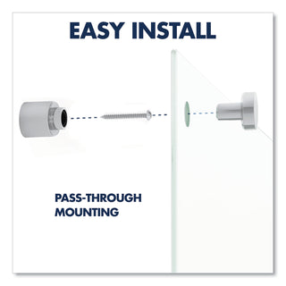 Quartet® Brilliance Glass Dry-Erase Boards, 48 x 48, White Surface (QRTG24848W)