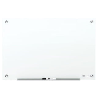 Quartet® Brilliance Glass Dry-Erase Boards, 96 x 48, White Surface (QRTG29648W)