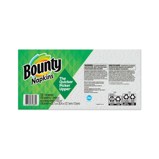Bounty® Quilted Napkins, White, 100 Per Packs, 20/Case, 2000 Total (PGC34884)