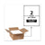 Avery® Waterproof Shipping Labels with TrueBlock Technology, Laser Printers, 5.5 x 8.5, White, 2/Sheet, 500 Sheets/Box (AVE95526)
