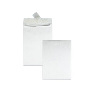 Survivor® Open End Expansion Mailers, DuPont Tyvek, #13 1/2, Flip-Stik Flap, Redi-Strip Closure, 10 x 13, White, 100/Carton (QUAR4500)