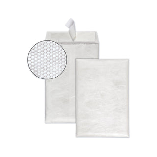 Survivor® Bubble Mailer of DuPont Tyvek, #0, Air Cushion Lining, Redi-Strip Closure, 6.5 x 9.5, White, 25/Box (QUAR7501)
