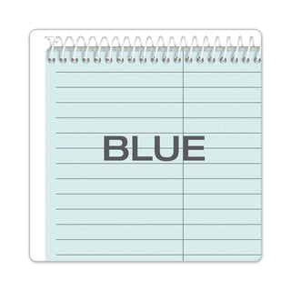 TOPS™ Prism Steno Pads, Gregg Rule, Blue Cover, 80 Blue 6 x 9 Sheets, 4/Pack (TOP80284)