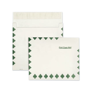 Survivor® Open Side Expansion Mailers, DuPont Tyvek, #13 1/2, Cheese Blade Flap, Redi-Strip Closure, 10 x 13, White, 100/Carton (QUAR4620)