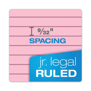 TOPS™ Prism + Colored Writing Pads, Narrow Rule, 50 Assorted Pastel-Color 5 x 8 Sheets, 6/Pack (TOP63016)
