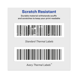 Avery® Multipurpose Thermal Labels, 1.13 x 3.5, White, 130/Roll, 2 Rolls/Pack (AVE04150)