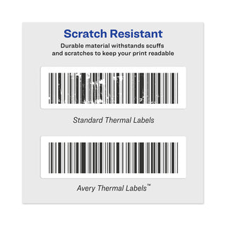 Avery® Multipurpose Thermal Labels, 4 x 6, White, 220/Roll (AVE4156)