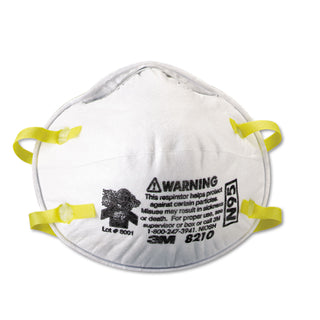 3M™ Lightweight Particulate Respirator 8210, N95, 20/Box (MMM8210) (MMM8210)