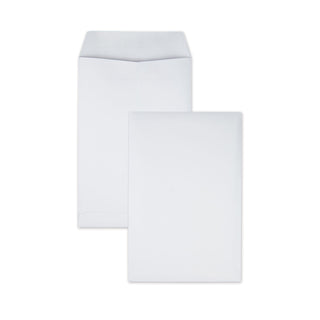 Quality Park™ Redi-Seal Catalog Envelope, #1, Cheese Blade Flap, Redi-Seal Closure, 6 x 9, White, 100/Box (QUA43117)