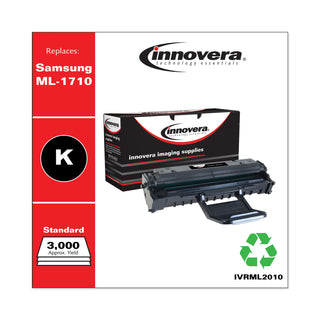 Innovera® Remanufactured Black Toner Cartridge, Replacement for Samsung ML-2010, 3,000 Page-Yield (IVRML2010)