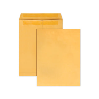 Quality Park™ Redi-Seal Catalog Envelope, #13 1/2, Cheese Blade Flap, Redi-Seal Closure, 10 x 13, Brown Kraft, 100/Box (QUA43767)