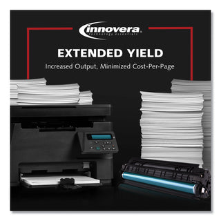 Innovera® Remanufactured Cyan High-Yield Toner Cartridge, Replacement for HP 201X (CF401X), 2,300 Page-Yield (IVRF401X)