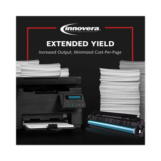 Innovera® Remanufactured Black High-Yield Toner Cartridge, Replacement for HP 201X (CF400X), 2,800 Page-Yield (IVRF400X)