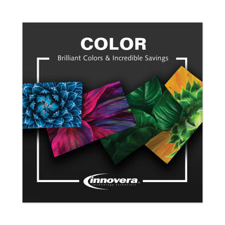 Innovera® Remanufactured Cyan High-Yield Toner Cartridge, Replacement for Brother TN336C, 3,500 Page-Yield (IVRTN336C)