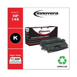 Innovera® Remanufactured Black High-Yield Toner Cartridge, Replacement for HP 14X (CF214X), 17,500 Page-Yield (IVRF214X)