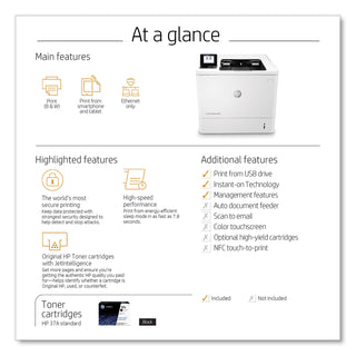 HP Laserjet Enterprise M607n Wireless Laser Printer (HEWK0Q14A)