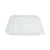 World Centric® Fiber Bento Box Container Lids, Five Compartments, 12.1 x 9.8 x 0.8, Clear, 300/Carton (WORTRLCSBB)