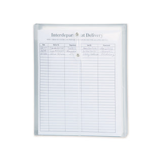 Smead™ Poly String & Button Interoffice Envelopes, String & Button Closure, 9.75 x 11.63, Clear, 5/Pack (SMD89540)