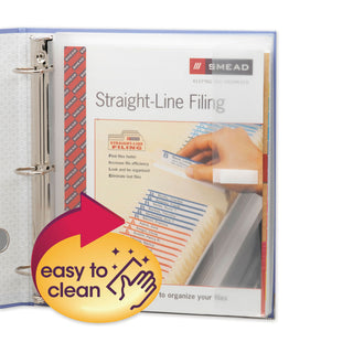 Smead™ Poly Ring Binder Pockets, 9 x 11.5, Clear, 3/Pack (SMD89500)