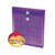 Smead™ Poly String & Button Interoffice Envelopes, String & Button Closure, 9.75 x 11.63, Transparent Purple, 5/Pack (SMD89544)