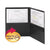 Smead™ Poly Two-Pocket Folder w/Security Pocket, 11 x 8.5, Black, 5/Pack (SMD87700)