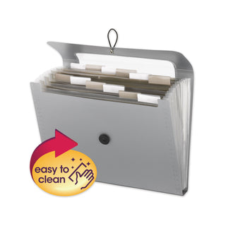 Smead™ Step Index Organizer, 12 Sections, 1/6-Cut Tab, Letter Size, Silver (SMD70903) (SMD70903)