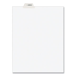 Avery® Avery-Style Preprinted Legal Bottom Tab Divider, Exhibit I, Letter, White, 25/PK (AVE11948)