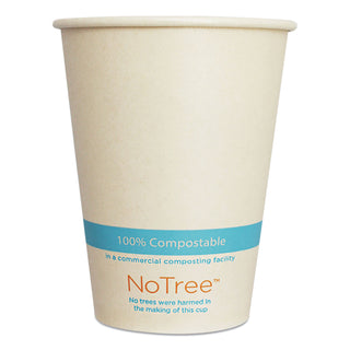 World Centric® NoTree Paper Cold Cups, 12 oz, Natural, 1,000/Carton (WORCUSU12C)