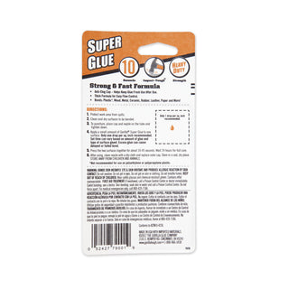 Gorilla® Super Glue, 0.53 oz, Dries Clear (GOR7805003) (GOR7805003)