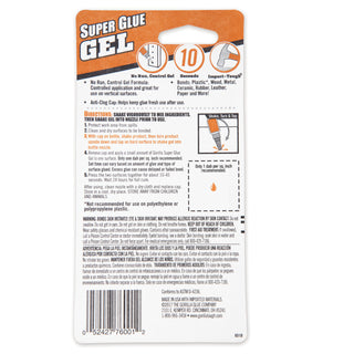 Gorilla® Super Glue Gel, 0.53 oz, Dries Clear (GOR7600101)