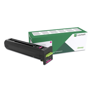 Lexmark™ 82K0XMG Extra High-Yield Return Program Toner Cartridge, 22,000 Page-Yield, Magenta (LEX82K0XMG)