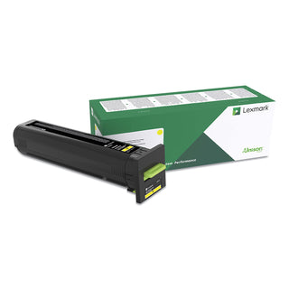 Lexmark™ 82K0XYG Extra High-Yield Return Program Toner Cartridge, 22,000 Page-Yield, Yellow (LEX82K0XYG)