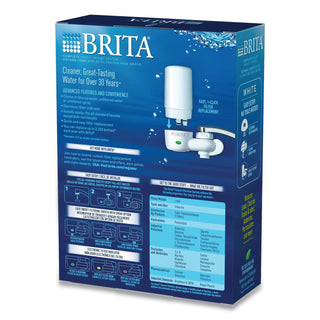 Brita® On Tap Faucet Water Filter System, White (COX42201)