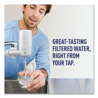 Brita® On Tap Faucet Water Filter System, White, 4/Carton (CLO42201CT)