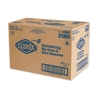 Clorox® Disinfecting Bio Stain and Odor Remover, Fragranced, 32 oz Spray Bottle, 9/Carton (CLO31903CT)