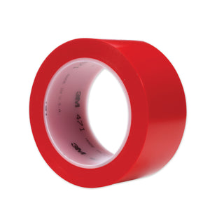 3M™ Vinyl Floor Marking Tape 471, 2" x 36 yds, Red (MMM471IWRED)