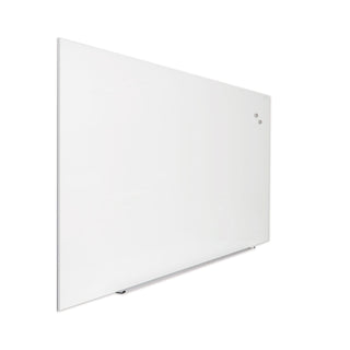 Universal® Frameless Magnetic Glass Marker Board, 72 x 48, White Surface (UNV43204)