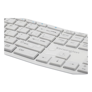 Kensington® Pro Fit Ergo Wireless Keyboard, 18.98 x 9.92 x 1.5, Gray (KMW75402)