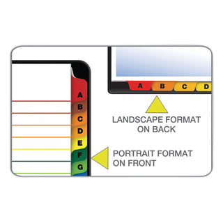 Cardinal® OneStep Printable Table of Contents and Dividers, 26-Tab, A to Z, 11 x 8.5, White, 1 Set (CRD60218)