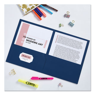 Avery® Two-Pocket Folder, 40-Sheet Capacity, Assorted Colors, 25/Box (AVE47993)