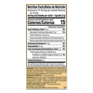 Coffee mate® Non-Dairy Powdered Creamer, Hazelnut, 15 oz Canister, 12/Carton (NES12345CT)