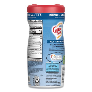Coffee mate® French Vanilla Creamer Powder, 15oz Plastic Bottle (NES35775)