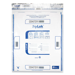 TripLOK™ Deposit Bag, 19 x 23, 3 mil Thick, Plastic, Clear, 250/Carton (CNK585056)