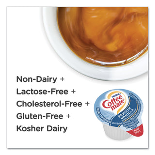 Coffee mate® Liquid Coffee Creamer, French Vanilla, 0.38 oz Mini Cups, 180/Carton (NES35070)