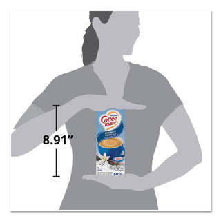 Coffee mate® Liquid Coffee Creamer, French Vanilla, 0.38 oz Mini Cups, 50/Box, 4 Boxes/Carton, 200 Total/Carton (NES35170-CS)
