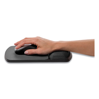 Fellowes® Gel Mouse Pad with Wrist Rest, 6.25 x 10.12, Graphite/Platinum (FEL91741)