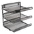 TRU RED™ Side-Load Open Design Wire Mesh Horizontal Document Organizer, 3 Sections, Letter-Size, 13.78 x 11.22 x 13.38, Matte Black (TUD24402462)