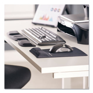Fellowes® Gel Keyboard Palm Support, 18.25 x 3.37, Black (FEL9183201)